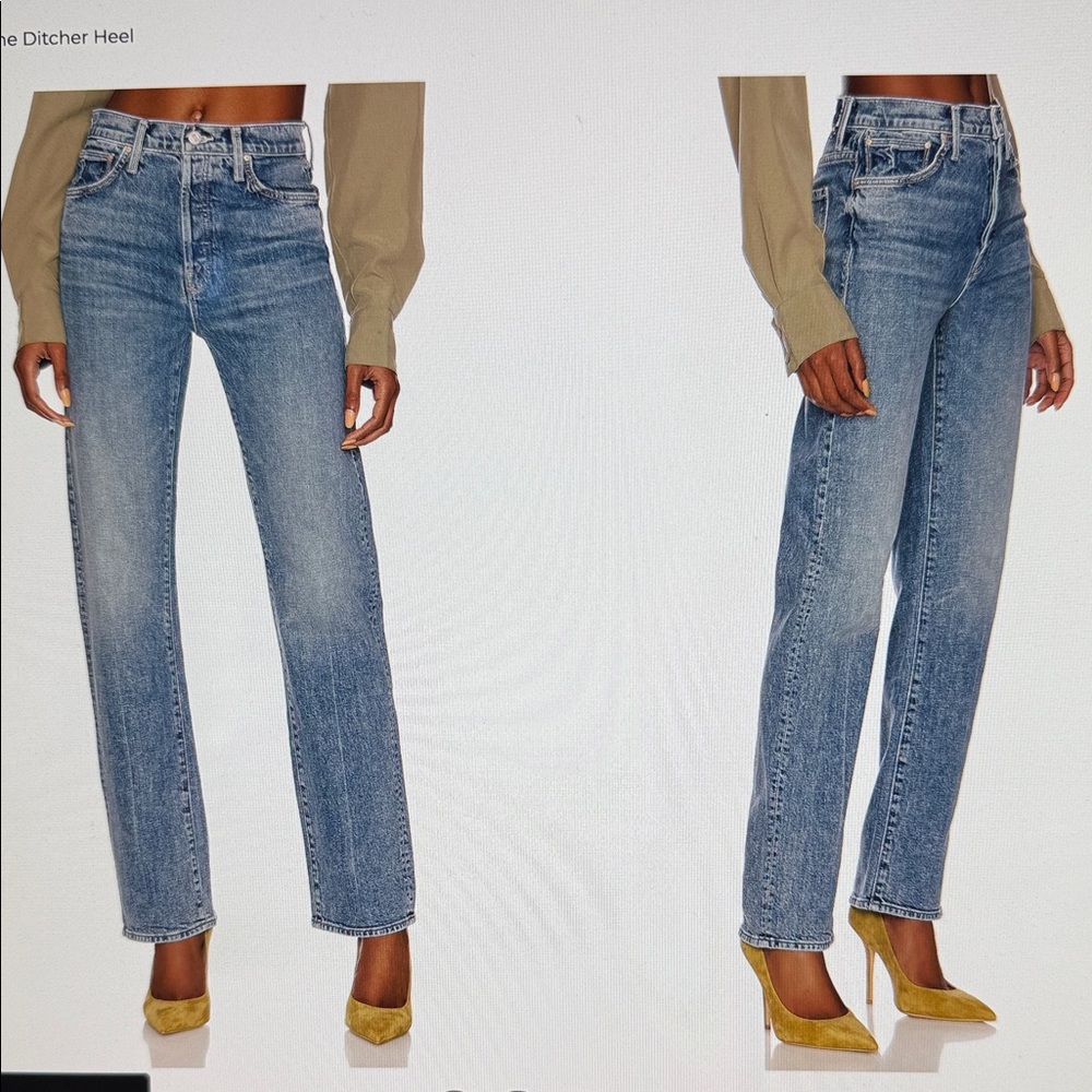 MOTHER 29 The Ditcher Heel destination unknown jeans
